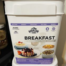 AUGASON FARMS EMERGENCY FOOD SUPPLY (BREAKFAST 162 SERVINGS)