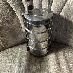 STEEL TIFFIN BOX .