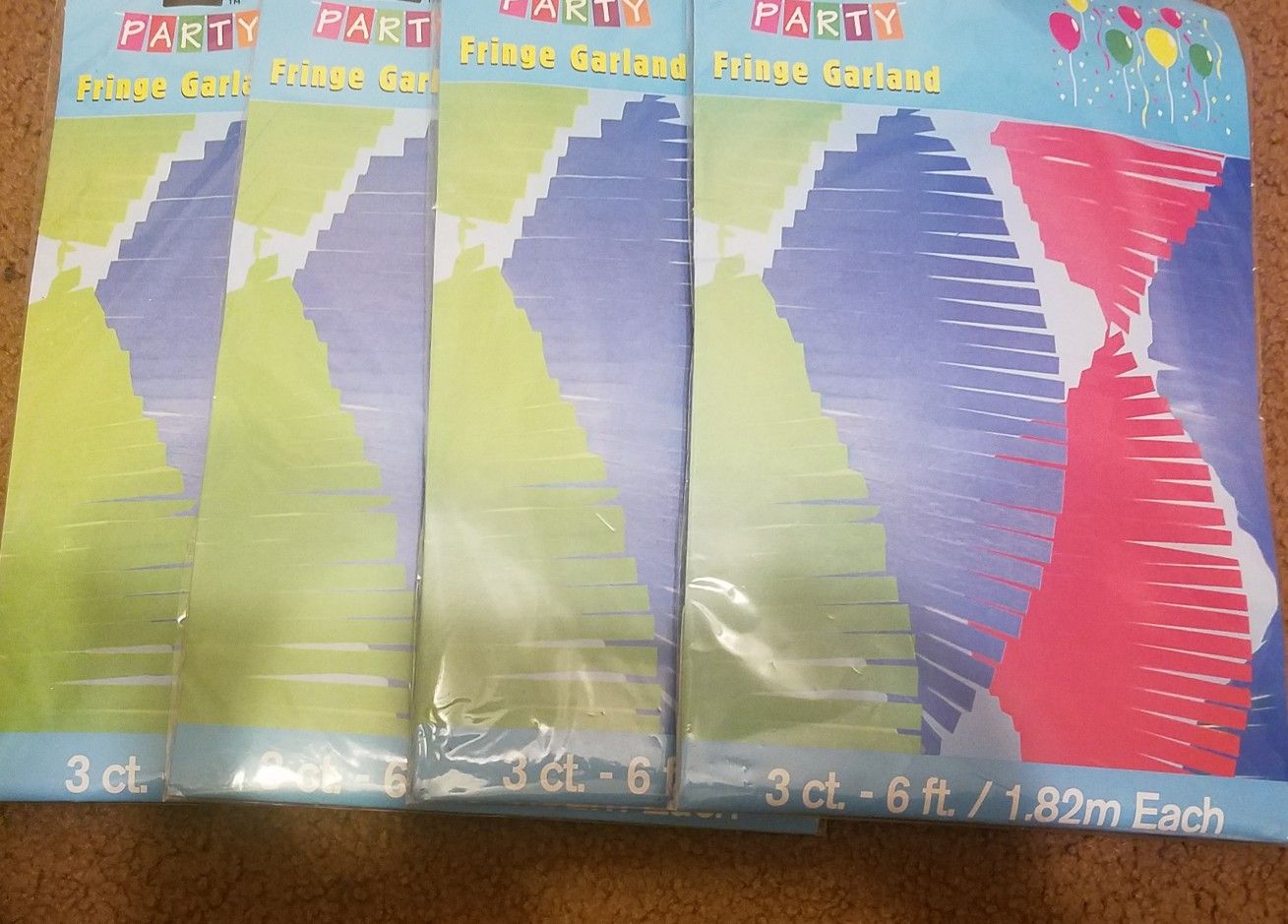 Assorted party supplies