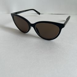 Halston Sunglasses HH634 10 Black/Gold 54-19-140 New With Defects