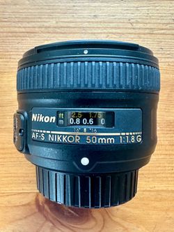 Nikon 50mm f1.8 G lens