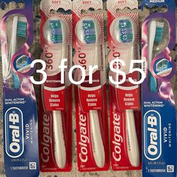 Oral B , Colgate Manual Toothbrushes 