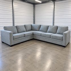 Couch Sectional Light Gray | Delivery Available