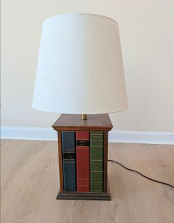 Vintage Mid-Century Modern Library Book Table Lamp | Frederick Cooper Style | Rare Literary Decor