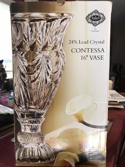 Large Crystal Vase