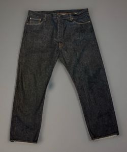 Levi’s 501 Jeans Men’s 44x34 Dark Wash Original Fit Button Fly Straight Leg