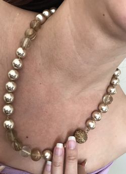 Pearl necklace fresh water pearls