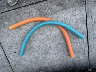 Pool Noodles – Set of 2 (Orange & Teal)