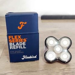 NEW! FlexSeries Blade Refill - Freebird - Sharp & Fresh Flexible Stainless Steel Rotary Replacement Blade for The FlexSeries Electric Head Hair Shaver