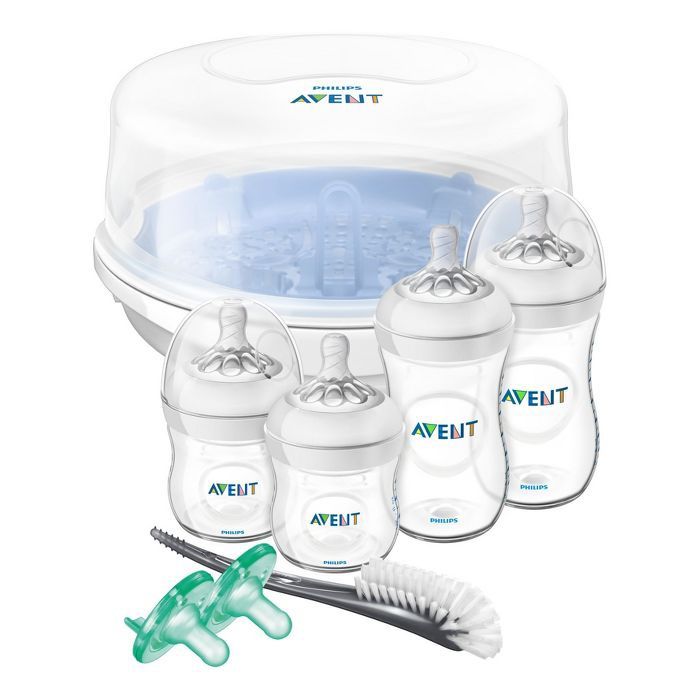 Microwave Avent Bottle Starter Kit With Sterilizer Philips Avent