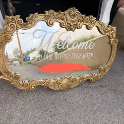 Antique Gold Style Mirror