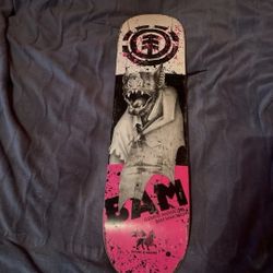 Bam Margera Element Animalism Skateboard Deck