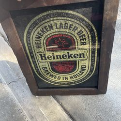 Two small beer frames