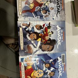 Avatar The last airbender Books 1,2,3 