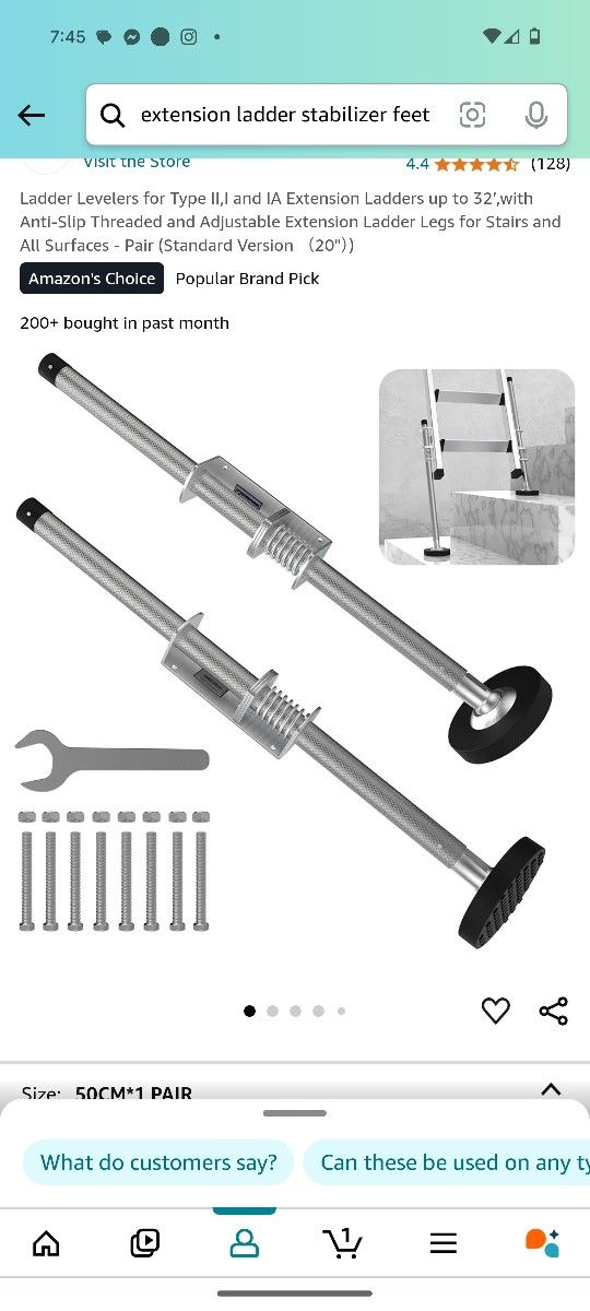 Ladder Extender/Stabilizer Feet