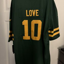 Jordan Love Alternate Jersey Men’s XL