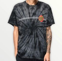 Santa Cruz Classic Dot Spider Black Tee