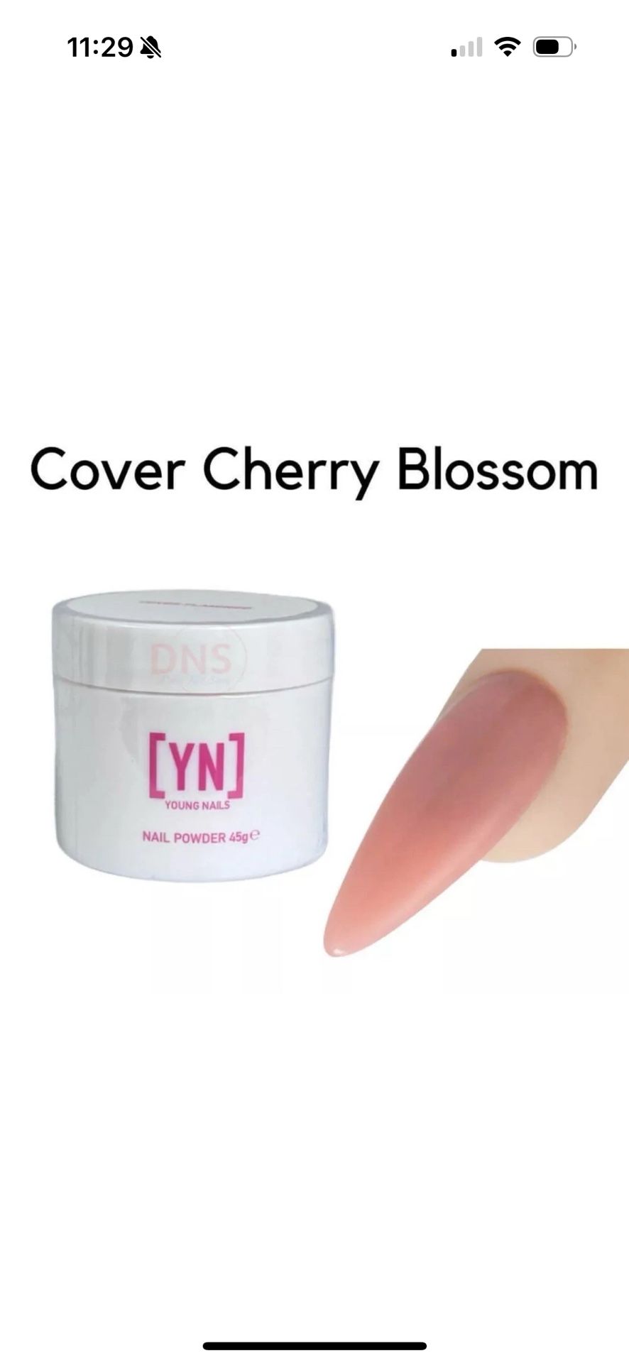 Young Nails Acrylic Powder 45g - Cover Cherry Blossom