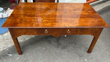 Vintage MADISON SQUARE coffee table with drawer solid maple wood L42”*W25”*H19”(address in description) 👇delivery 🚚 available within 15 miles for ex