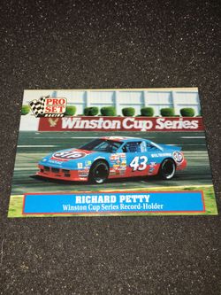 Pro set racing card