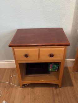 Wooden Nightstand