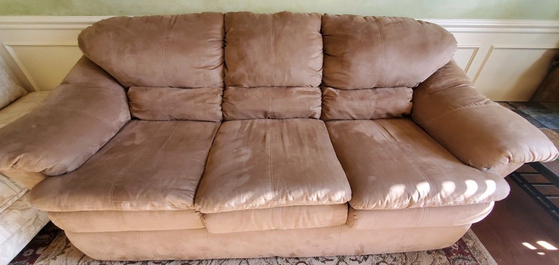 Living Room Couch And One Recliner