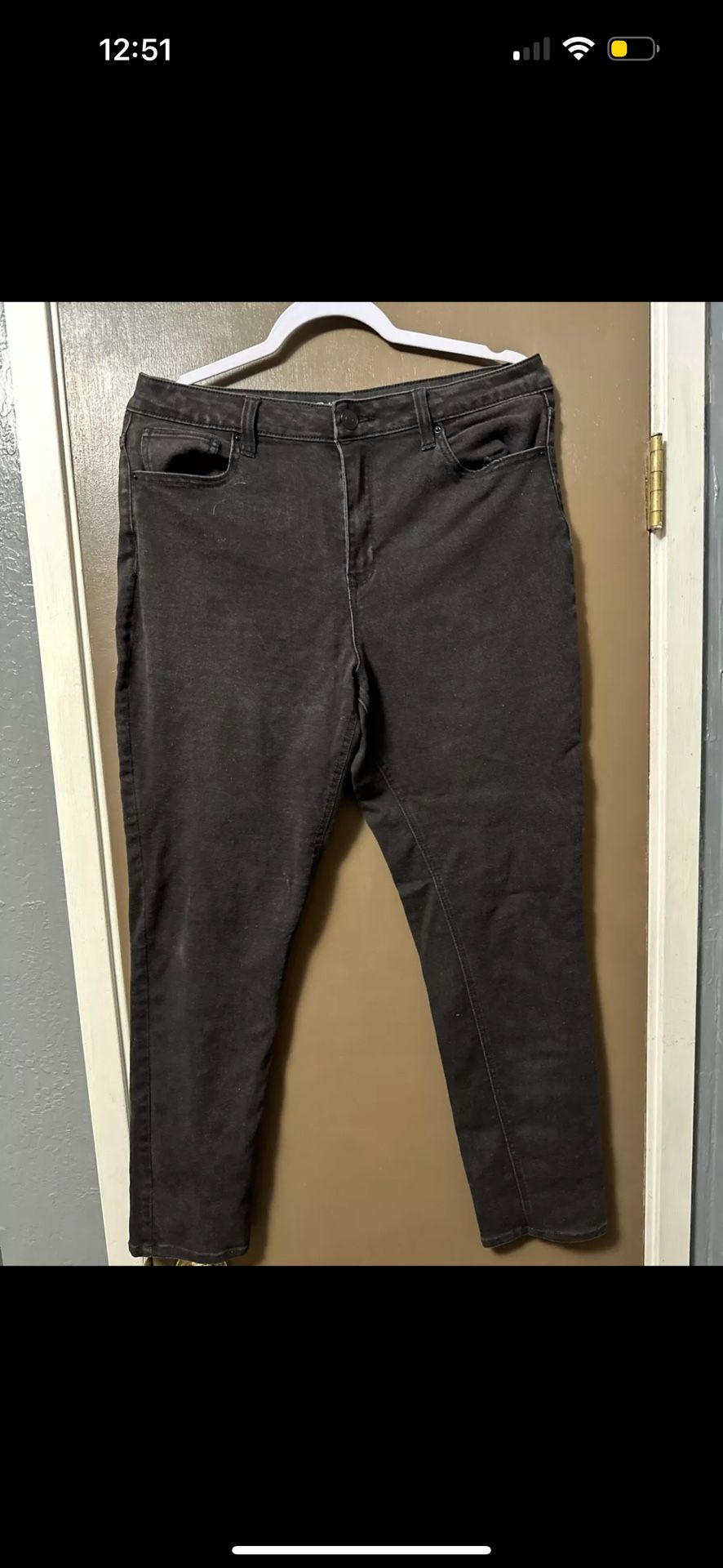 NoBo Black High Rise Skinny Jeans