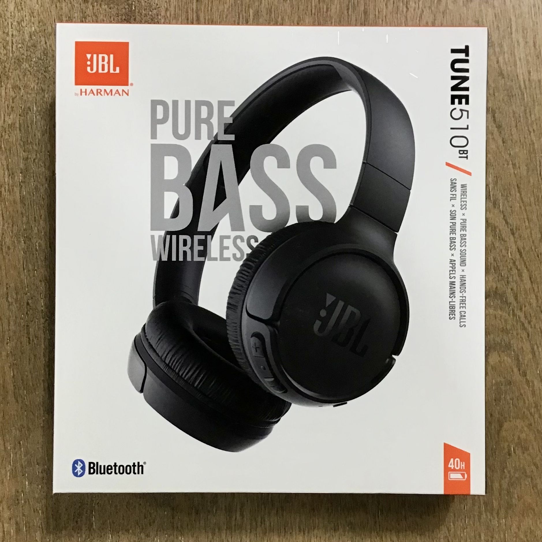 JBL Pure Bass Wireless Headphones 