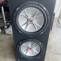 Kicker Speakers 12 Inch In A Speaker Box