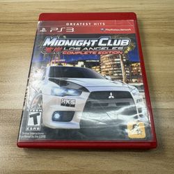 PS3 Midnight Club Los Angeles Complete Edition 