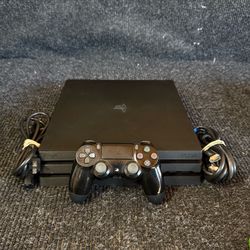 Ps4 Pro 1TB Console with Cables and Controller