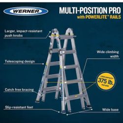 NEW WERNER 5in1 Ladder