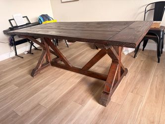 Rustic Farmhouse solid Wood Dining Table
