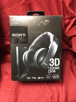 New Open Box Sony digital wireless 3D 7.1 Headphones MDR-DS6500