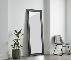 27x70 Mirror Black Frame