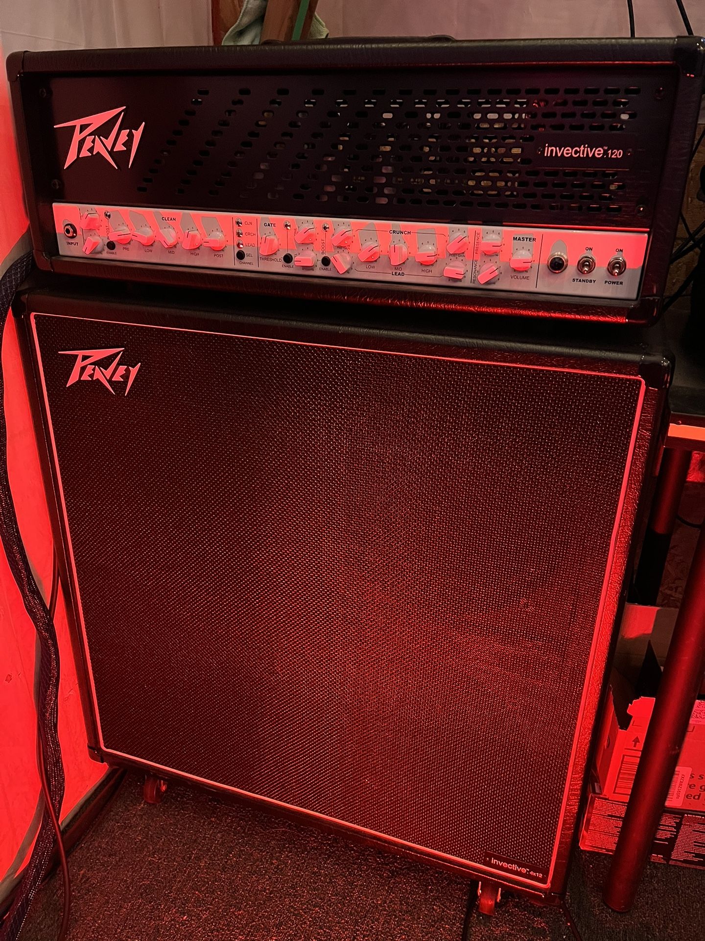 Peavey Invective 120-watt half-stack Guitar Amplifier - Excellent Condition!!