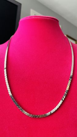 New Gold Tone Herringbone Chain