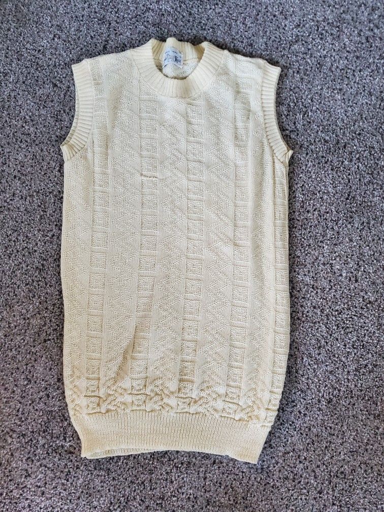 Vintage Lamb Knit Sweater Vest