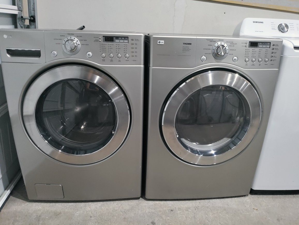 Gray Set LG Washer And Dryer Used