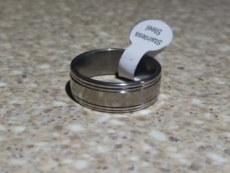Stainless steel ring size 12.5