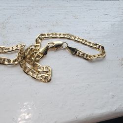 Gold Bracelets 14kt Real Diamond 💎 Cuts. Nice Gift