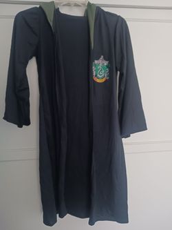 Harry Potter Slytherin Costume Robe Kids Size Medium