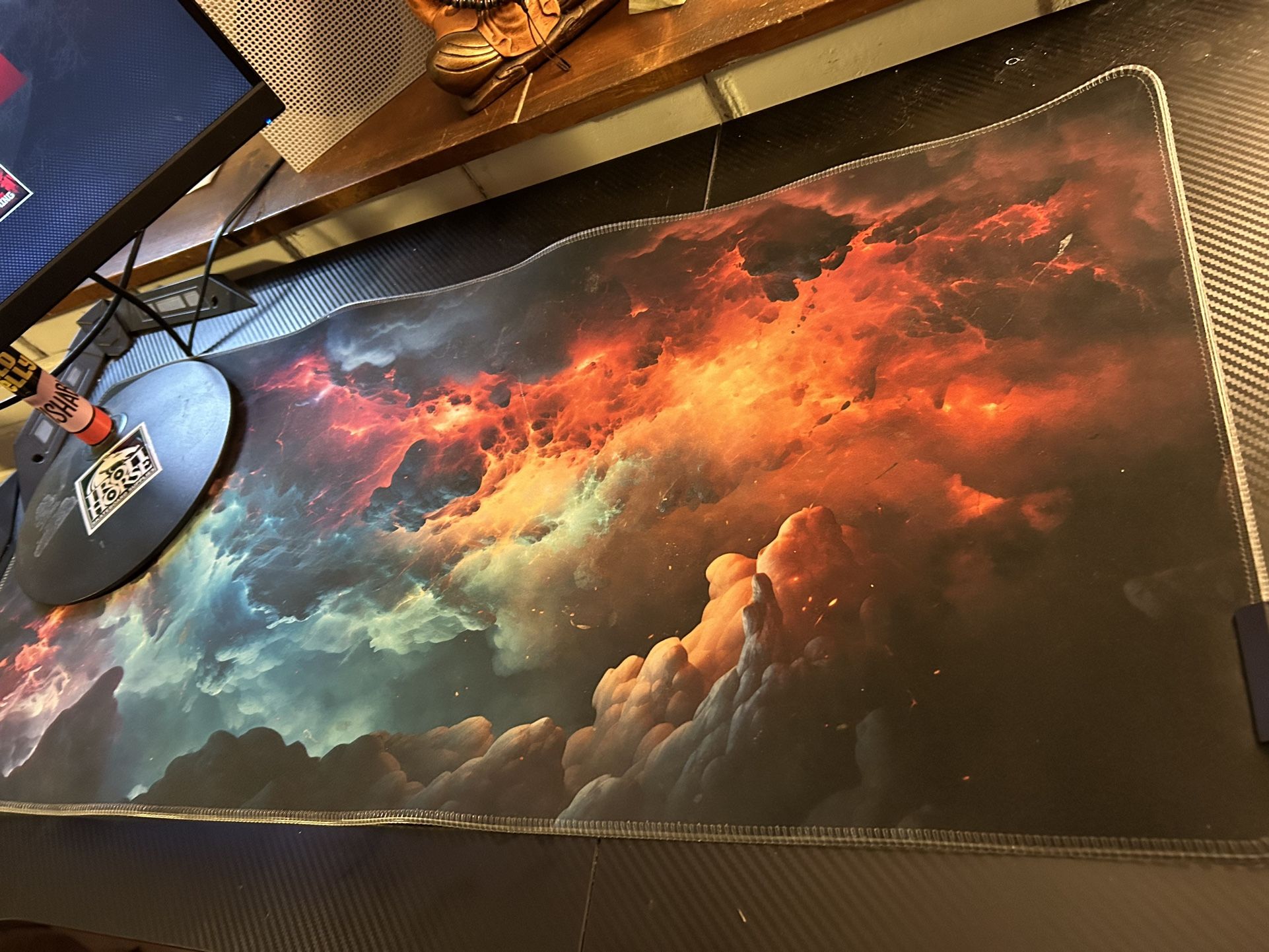 LED Cosmos Mouse Pad