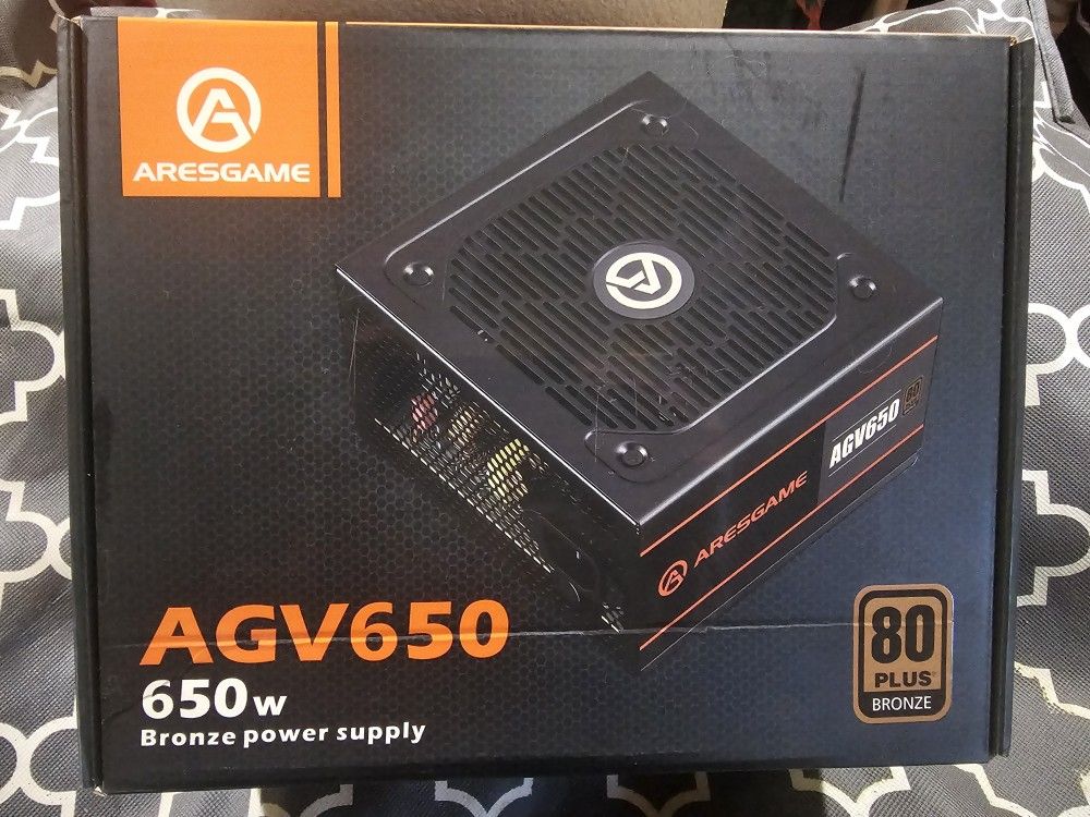 Bronze Power Supply. AGV650. 650W.
