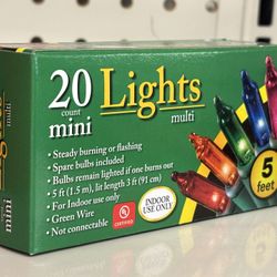 20 counts Multi Mini Lights For Decoration 
