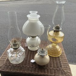 Vintage Antique Oil Lamps
