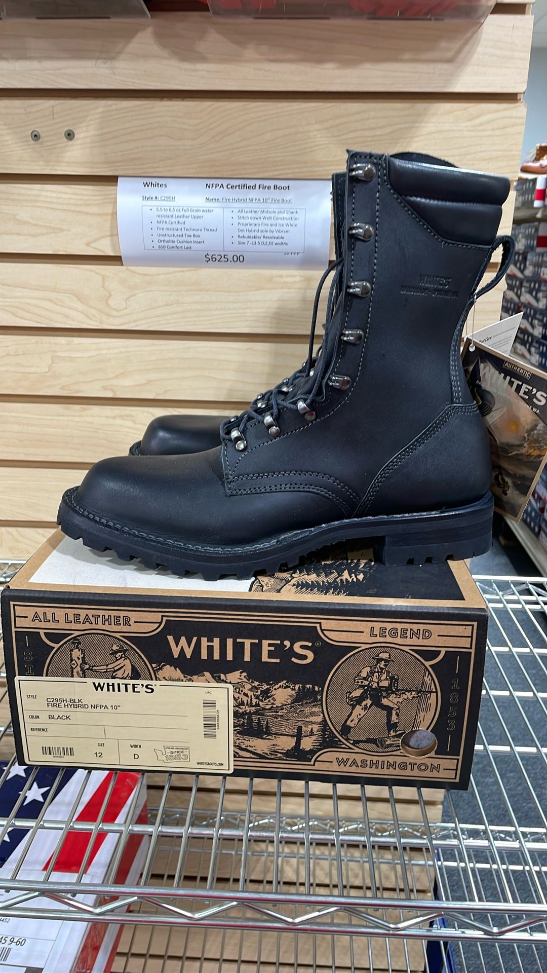 Whites NFPA Wildland Boots Size 12
