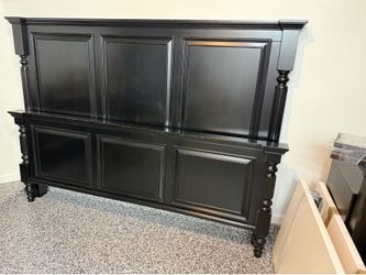 King Size bed frame with headboard and footboard