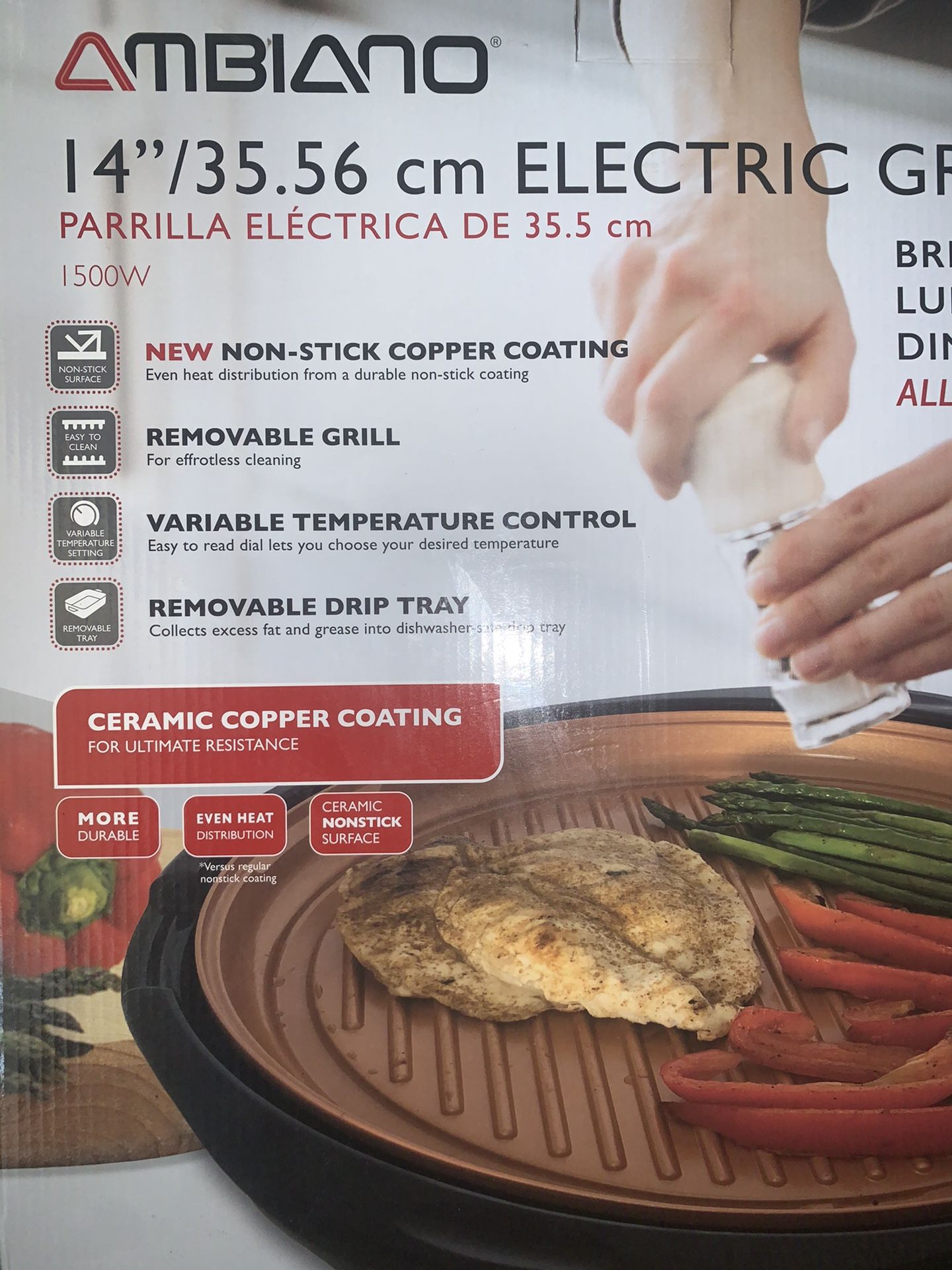 Ambiano 14 Electric Grill for Sale in Hollywood FL OfferUp