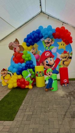 Mario party decorations